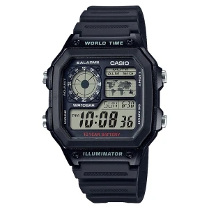 Đồng hồ Casio 42 mm Nam AE-1200WH-1AVDF