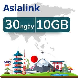 eSIM du lịch Airalo Asia 10GB/30 Ngày