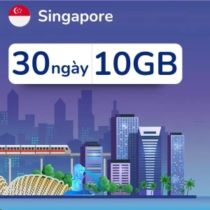 eSIM du lịch Airalo Singapore 10GB/30 Ngày