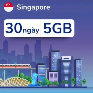 eSIM du lịch Airalo Singapore 5GB/30 Ngày