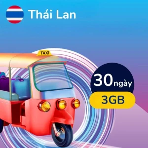 eSIM du lịch Airalo Thailand 3GB/30 Ngày