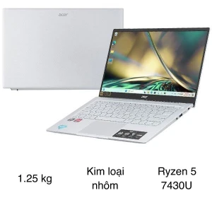 Laptop Acer Swift Go 14 41 R251 - NX.KG3SV.005 (R5 7430U, 16GB, 1TB, Full HD, Win11)