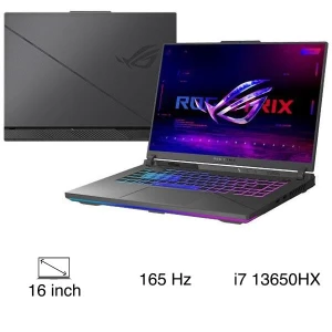 Laptop Asus Gaming ROG Strix G16 G614JU - N3509W (i7 13650HX, 32GB, 1TB, RTX 4050 6GB, Full HD 165Hz, Win11)