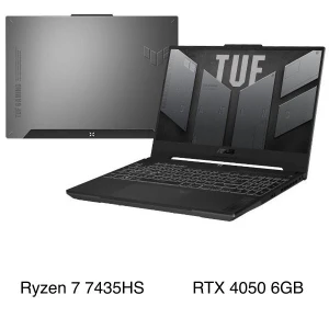 Laptop Asus TUF Gaming A15 FA507NUR - LP057W (R7 7435HS, 16GB, 512GB, RTX 4050 6GB, Full HD 144Hz, Win11)