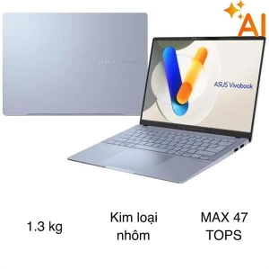 Laptop Asus Vivobook S14 S5406SA - PP059WS (Ultra 7 258V, 32GB, 1TB, 2.8K OLED 120Hz, OfficeHS, Win11)