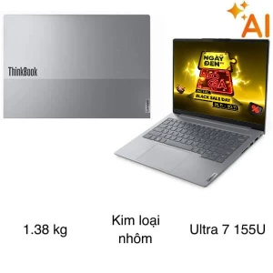 Laptop Lenovo ThinkBook 14 G7 - 21MR0070VN (Ultra 7 155U, 32GB, 1TB, WUXGA, Win11)