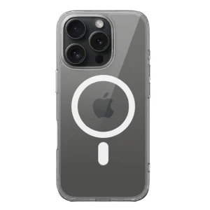 Ốp lưng MagSafe iPhone 16 Pro Max Magsafe nhựa cứng viền dẻo Mipow Tempered Glass MGC16D-CR