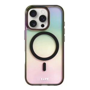 Ốp lưng MagSafe iPhone 16 Pro Nhựa cứng viền dẻo LAUT HOLO