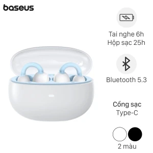 Tai nghe Bluetooth True Wireless Baseus AirGo 1 Ring Open-Ear