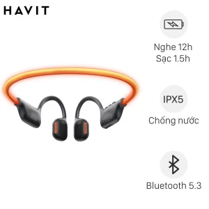 Tai nghe Bluetooth truyền âm thanh qua không khí Havit Hakii Light