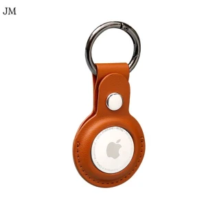 Vỏ bảo vệ AirTag Nhựa dẻo PU Well JM Nâu