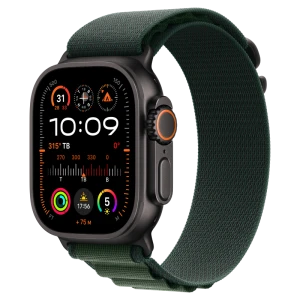 Apple Watch Ultra 2 GPS Cellular 49mm viền Titanium Đen Dây Đeo Alpine - Medium