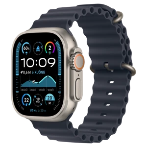 Apple Watch Ultra 2 GPS Cellular 49mm viền Titanium Tự Nhiên Dây Đeo Ocean