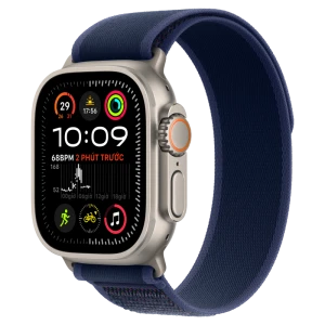 Apple Watch Ultra 2 GPS Cellular 49mm viền Titanium Tự Nhiên Dây Đeo Trail M/L