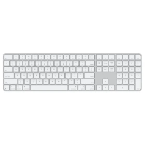Bàn phím không dây Apple Magic Keyboard with Touch ID and Numeric Keypad 2024 (White-MXK73ZA/A)