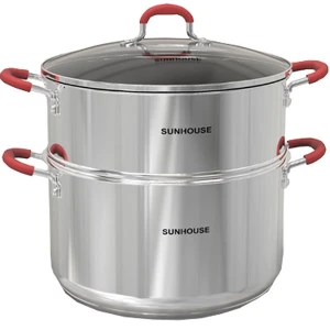 Bộ 1 nồi 1 xửng inox 5 đáy Sunhouse SHG507-28