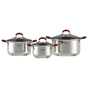 Bộ 3 nồi inox 5 đáy Sunhouse Mama SHG2503MSD