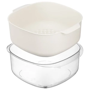 Bộ thau rổ vuông Inochi Yoko 27cm