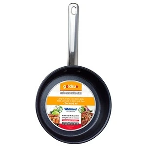 Chảo inox 3 đáy chống dính đáy từ Goldsun GPA1403-24IH 24cm