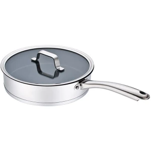 Chảo inox 5 đáy chống dính đáy từ 24cm Kangaroo KG01F124
