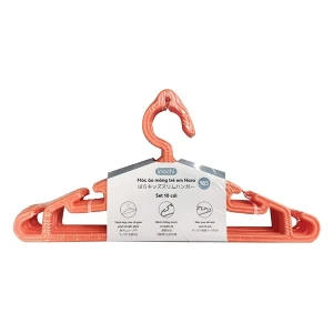 Móc áo mỏng trẻ em Inochi Hara 185 (10 cái/lốc)