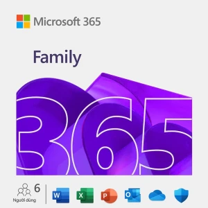 Phần mềm Microsoft 365 Family Subscr PK Lic 1YR Online APAC EM ESD