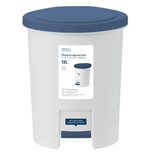 Thùng rác đạp tròn Inochi Hiro 12L