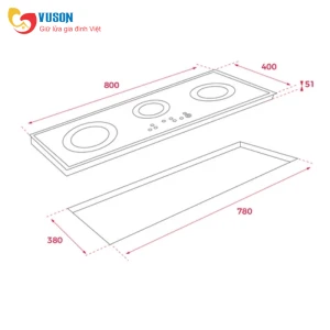 Bếp điện Teka Maestro TRC 83631 TCS