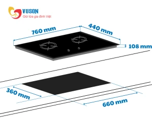 Bếp gas âm Eurosun EU-GA279