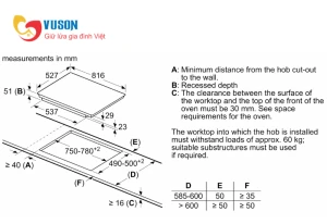 Bếp từ bốn Bosch TGB.PIE875DC1E Series 8