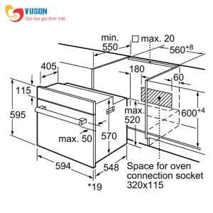 Lò nướng Bosch HMH.HBF113BR0A Series 2