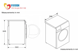 Máy giặt Bosch HMH.WAV28L40SG