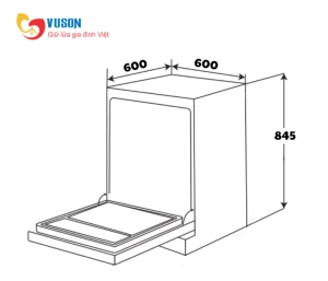 Máy rửa bát Bosch TGB.SMS4ECI14E xuất xứ Đức