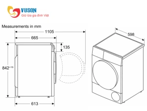 Máy sấy Bosch WTR85V00SG