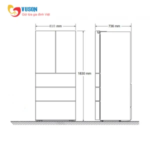 Tủ lạnh Bosch HMH.KFN86AA76J