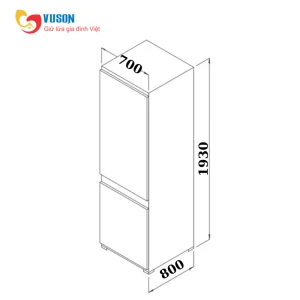 Tủ lạnh Bosch HMH.KGN56LB40O