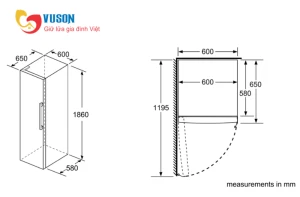 Tủ Lạnh Bosch HMH.KSV36VI3P