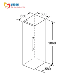 Tủ lạnh Bosch HMH.KSV36VIEP