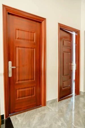 Mẫu Cửa Thép Vân Gỗ 1 Cánh