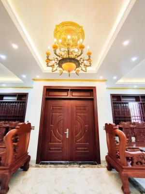 Mẫu Cửa Thép Vân Gỗ 2 Cánh Đều