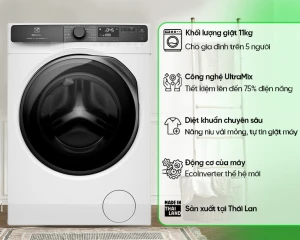 Máy giặt Electrolux Inverter 11 kg EWF1143R7WC