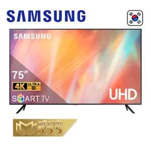 Smart Tivi Samsung 75 inch 4K UA75AU7700 - Chính hãng