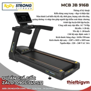 Máy Chạy Bộ JB 916B - động cơ AC 7.0hp siêu bền