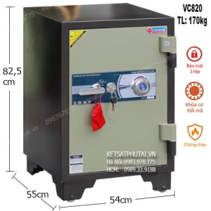 Két sắt Adelbank VC820 khóa cơ đổi mã