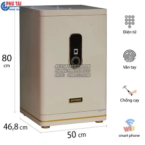 Két sắt AifeiBao HK-AD80TLB-W vân tay điện tử App điện thoại