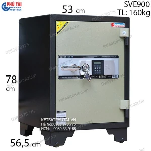 Két sắt cánh đúc khóa điện tử Adelbank SVE900