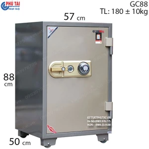 Két sắt chống cháy Goodwill GC88 khóa cơ định vị