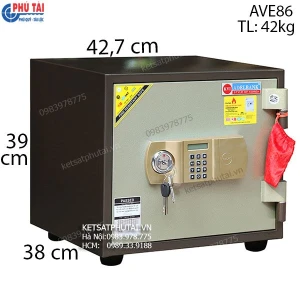 Két sắt điện tử mini Adelbank AVE86