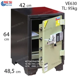 Két sắt gia đình khóa điện tử Adelbank VE630