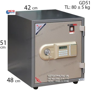 Két sắt Goodwill điện tử có báo động GD51 chống cháy